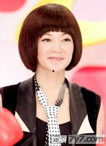 波波头明星发型图片,时尚潮流的发型典范